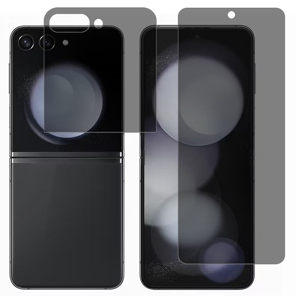 Samsung Galaxy Z Flip7 Skärmskydd med Sekretessfunktion - Genomskinlig