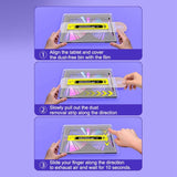 Samsung Galaxy Tab S11 / S10 Lite / S10 FE / S9 FE / S9 / S8 / S7 Skärmskyddsglas med Monteringsram - Genomskinlig