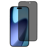 iPhone 17 Pro Full Fit Härdat Skärmskyddsglas - Privacy Funktion - Genomskinlig
