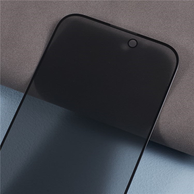 iPhone 17 Pro Full Fit Härdat Skärmskyddsglas - Privacy Funktion - Genomskinlig