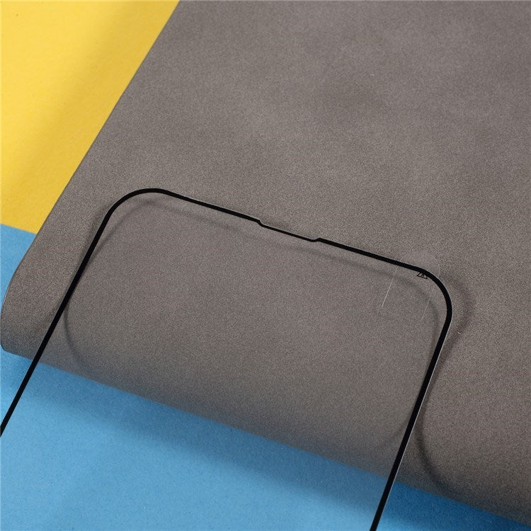 iPhone Air Härdat Skärmskyddsglas - Genomskinlig / Svart Kant