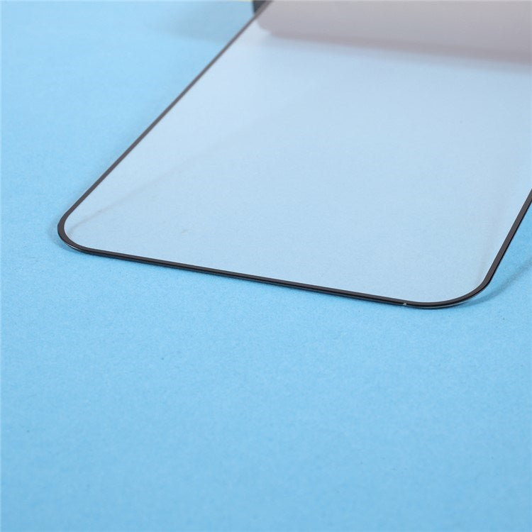iPhone Air Härdat Skärmskyddsglas - Genomskinlig / Svart Kant