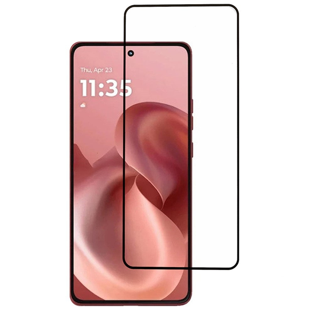 Motorola Moto G86 / G86 Power Skärmskydd Glas - Genomskinlig / Svart Kant