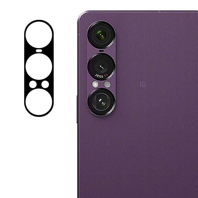 Sony Xperia 1 VII Härdat Kameralinsskyddsglas - Svart