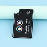 Samsung Galaxy Z Flip7 Kameralinseskyddssats - Härdat Glas - Flerfärgad