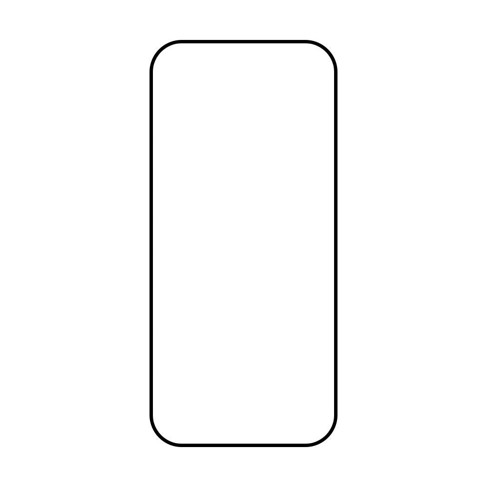 iPhone 17 Full Fit Skärmskyddsglas - Genomskinlig / Svart Kant