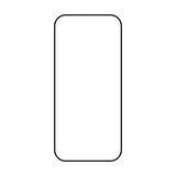 iPhone 17 Full Fit Skärmskyddsglas - Genomskinlig / Svart Kant