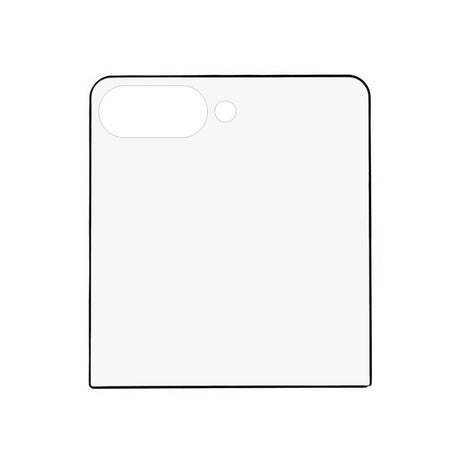 Samsung Galaxy Z Flip7 Skärmskyddsglas - Genomskinlig / Svart