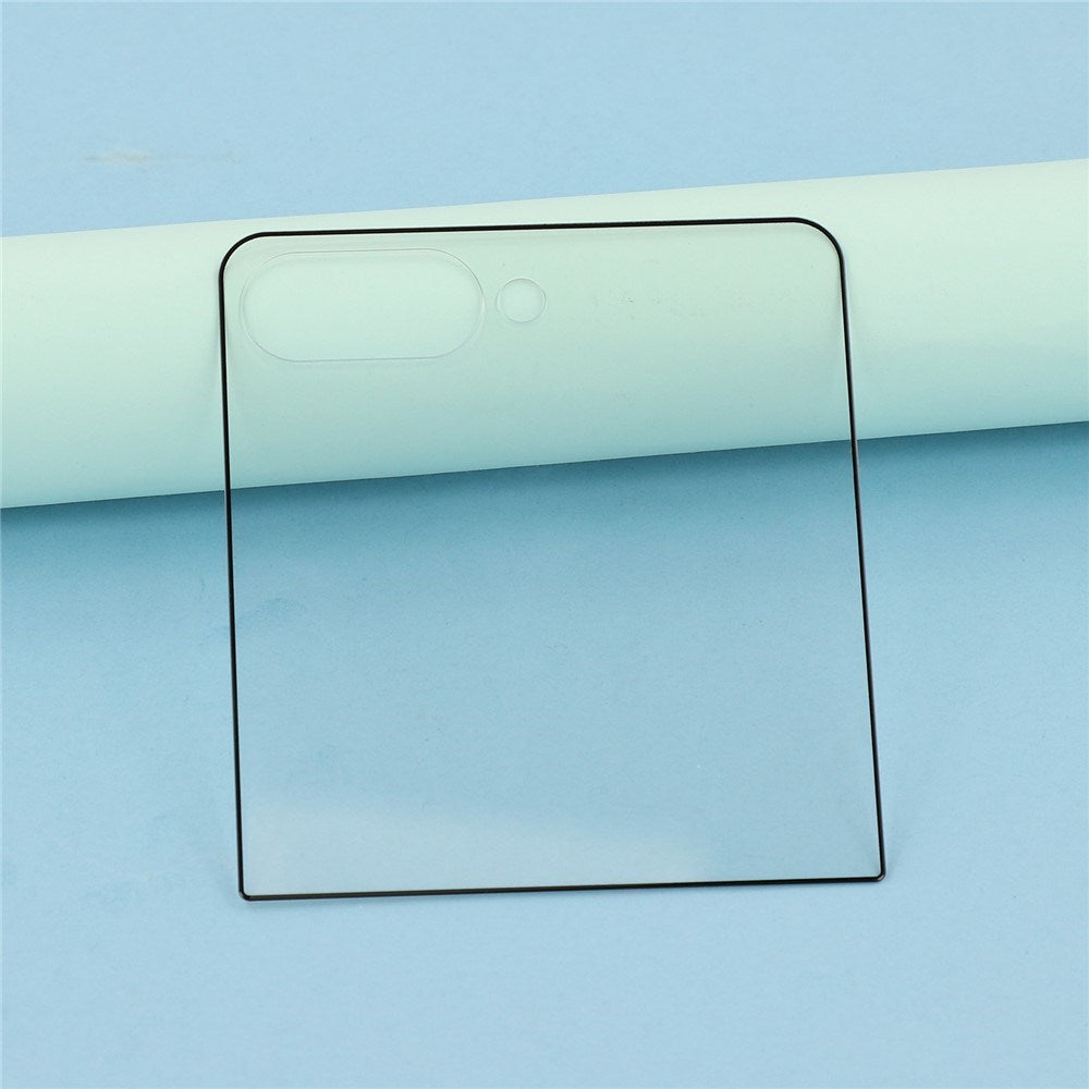 Samsung Galaxy Z Flip7 Skärmskyddsglas - Genomskinlig / Svart