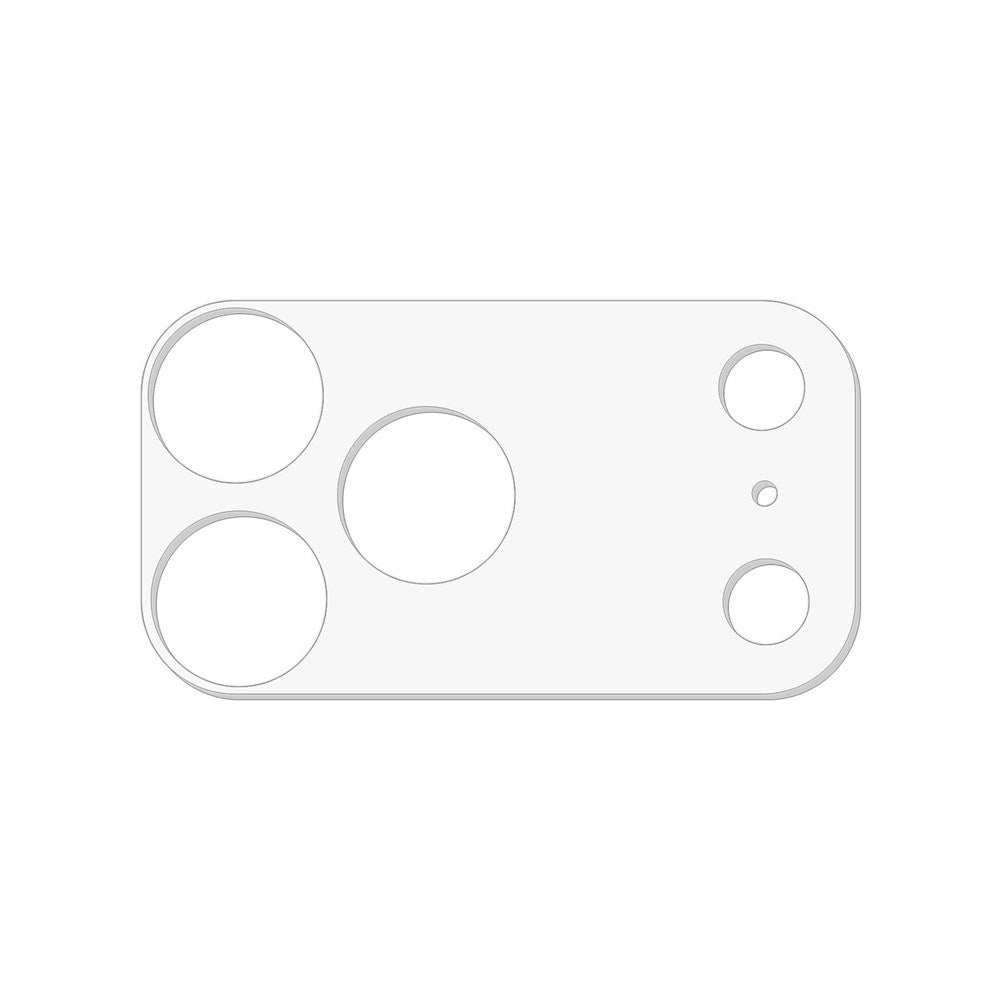 iPhone 17 Pro Härdat Kameralins Skyddande Glas - Genomskinlig