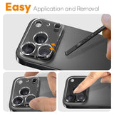 NORTHJO iPhone 17 Pro Härdat Kameralinsglas - Genomskinlig