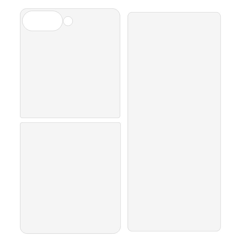 Samsung Galaxy Z Flip7 Skärmskyddsset - Film - Genomskinlig