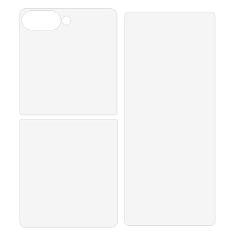 Samsung Galaxy Z Flip7 Skärmskyddsset - Film - Genomskinlig