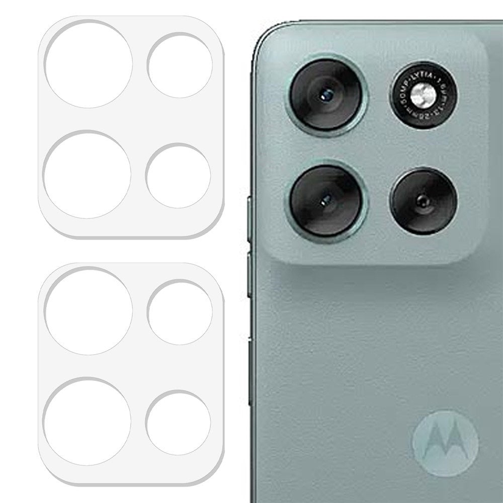 Motorola Moto G56 Härdat Kameralinsskyddsglas - 2 stk - Genomskinlig