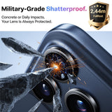 TORRAS iPhone 17 Pro Max LensGuard Kameralinsskyddsglas - Svart