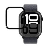 Apple Watch 11 / 10 (42mm) Härdat Glas Skärmskydd - Transparent / Svart Kant