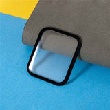 Apple Watch 11 / 10 (42mm) Härdat Glas Skärmskydd - Transparent / Svart Kant