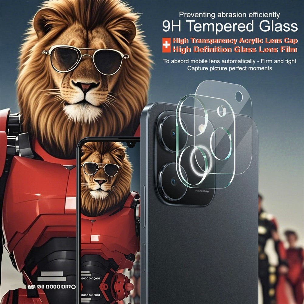 Realme Note 70T IMAK Härdat Kameralinsskyddsglas - Genomskinlig