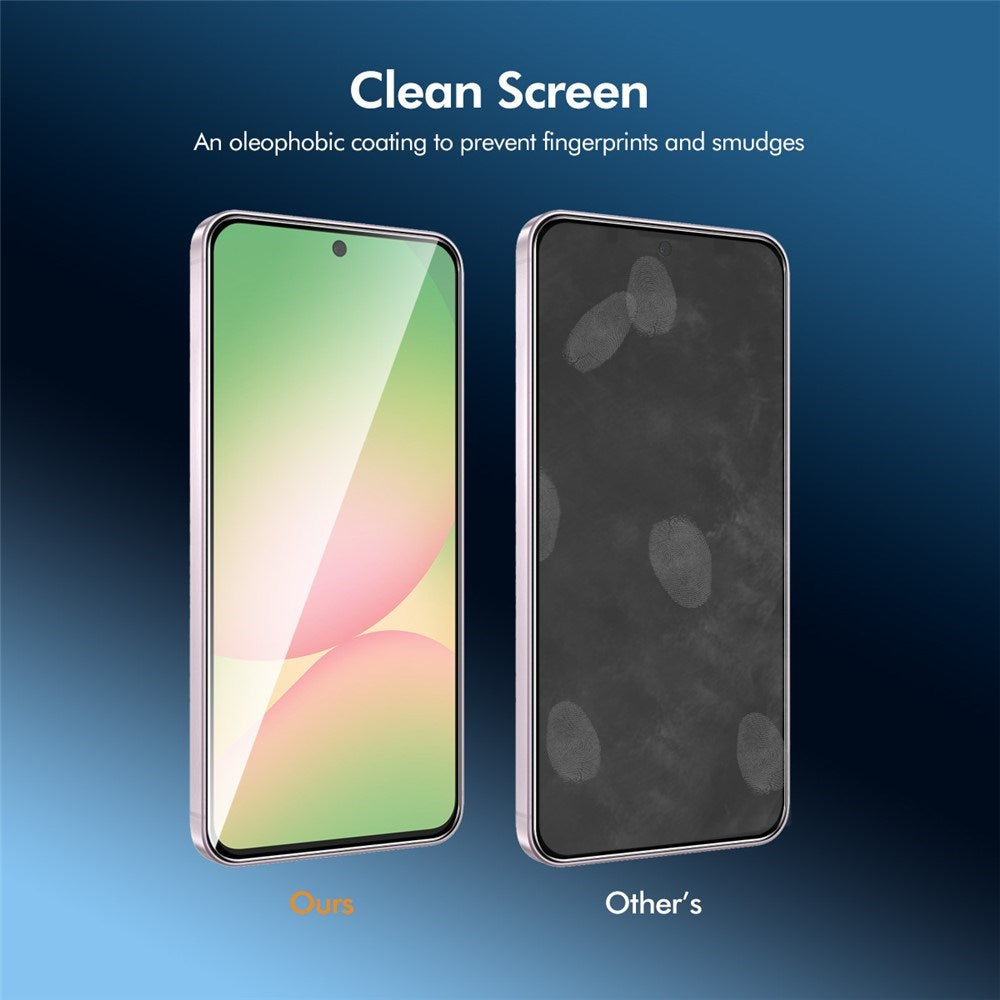 Samsung Galaxy A27 Härdat Glas Skärmskydd - Genomskinlig / Svart Kant