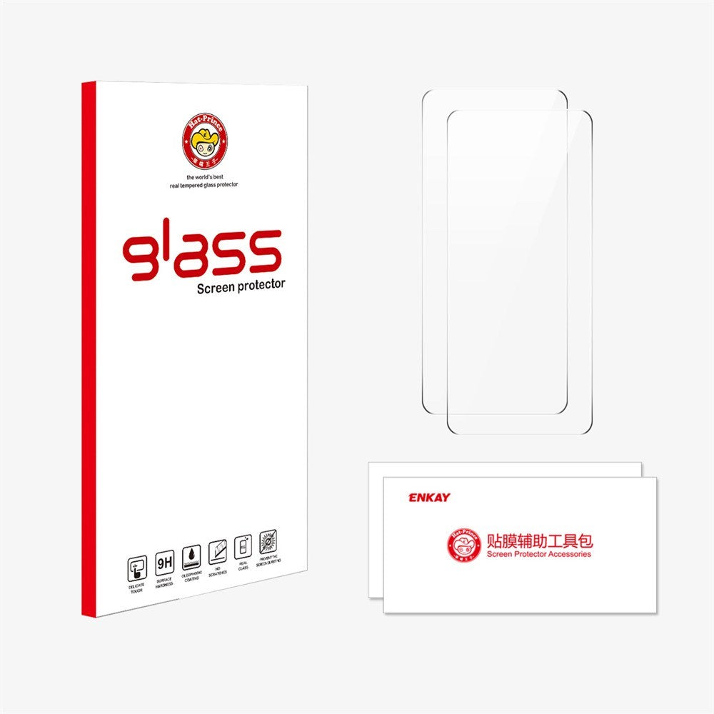 Samsung Galaxy A27 Härdat Glas Skärmskydd - 2 st. - Genomskinlig