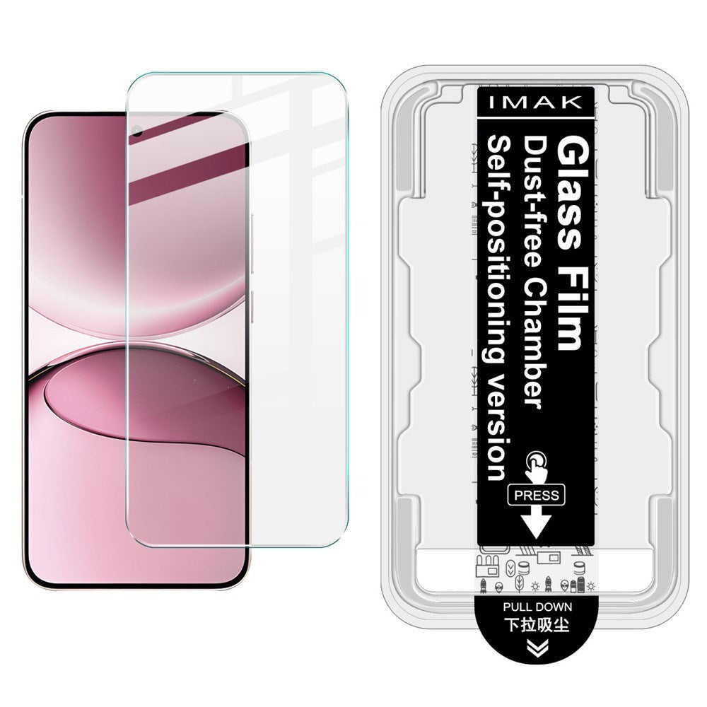 Xiaomi 15T / 15T Pro IMAK Härdat Glas Skärmskydd - inkl. Monteringsram - Genomskinlig