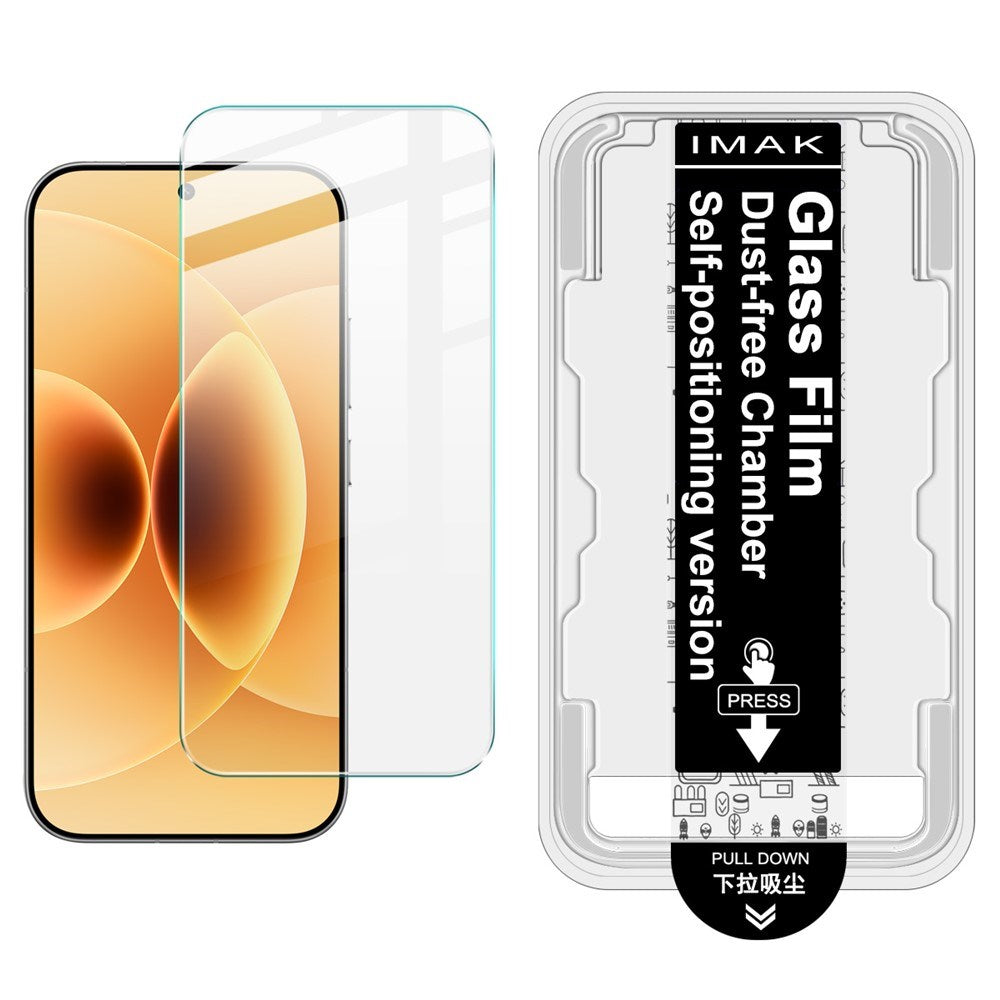 Xiaomi 17 / 17 Pro IMAK Härdat Glas Skärmskydd - inkl. Monteringsram - Genomskinlig