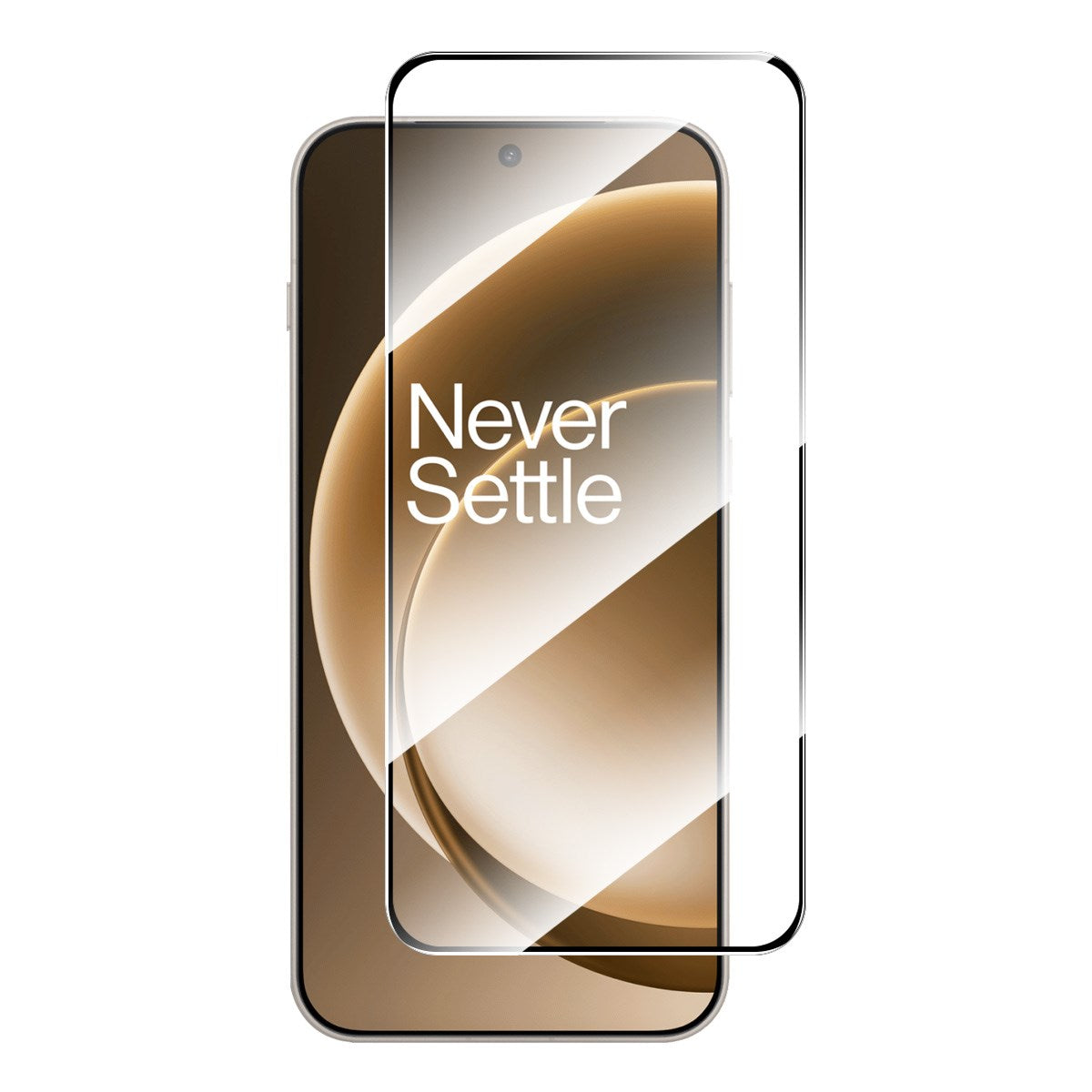 OnePlus 15 ENKAY Härdat Glas Skärmskydd - Genomskinlig / Svart Kant