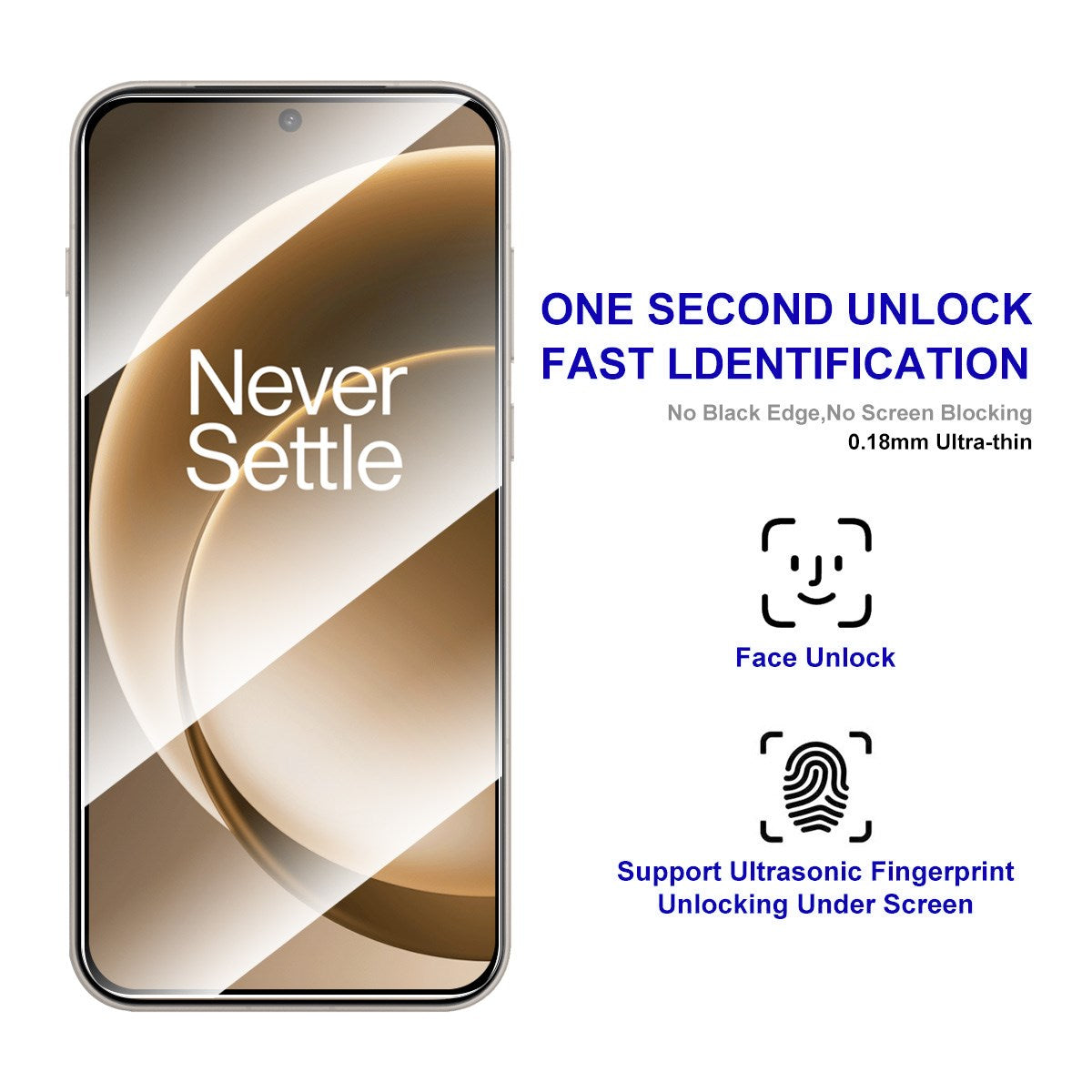 OnePlus 15 ENKAY Härdat Glas Skärmskydd - Genomskinlig / Svart Kant