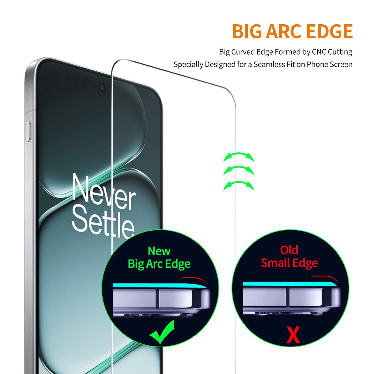 OnePlus 15 ENKAY Härdat Glas Skärmskydd - Genomskinlig