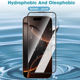 iPhone 18 Pro Max / 17 Pro Max Härdat Skärmskyddsglas m. Monteringsram - Genomskinlig