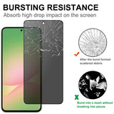Samsung Galaxy A57 Skärmskydd i Härdat Glas - Sekretessskydd - Genomskinlig