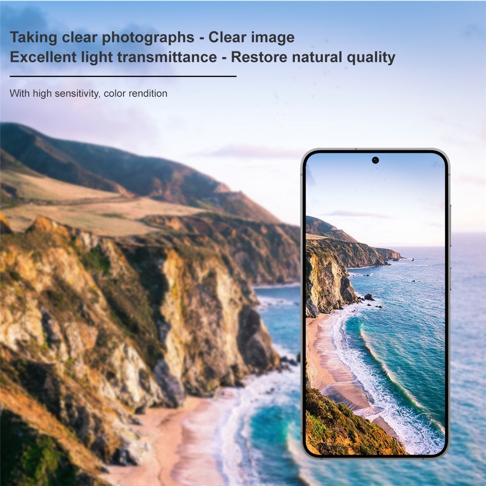 Samsung Galaxy S26+ (Plus) IMAK Härdat Kameralinsglas - Genomskinlig