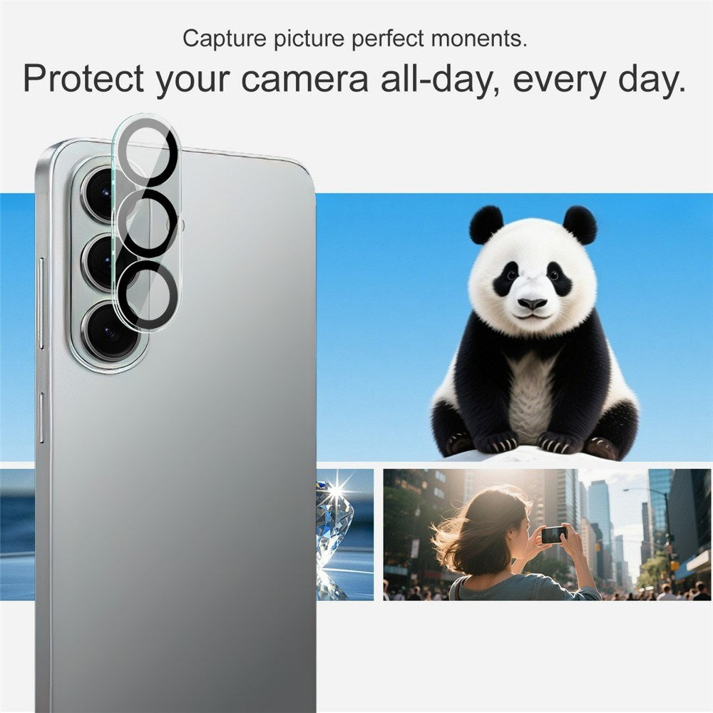 Samsung Galaxy S26+ (Plus) IMAK Härdat Kameralinsglas - Svart