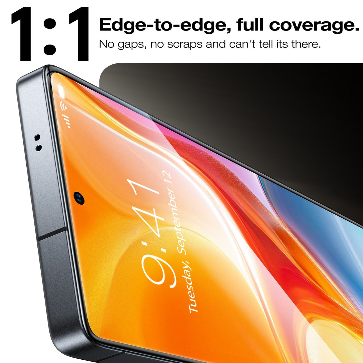 Samsung Galaxy S26 TORRAS Glassgo Härdat Skärmskyddsglas m. Installationsram – Genomskinlig
