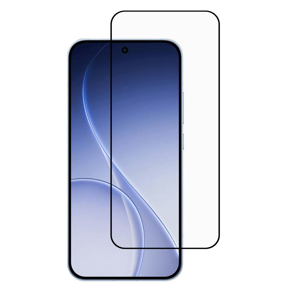 OPPO Reno15 (5G) Härdat Skärmskyddsglas - Genomskinlig / Svart Kant