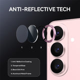 Samsung Galaxy S26 NORTHJO Kameralinsskydd - Metall & Glas - Rosa