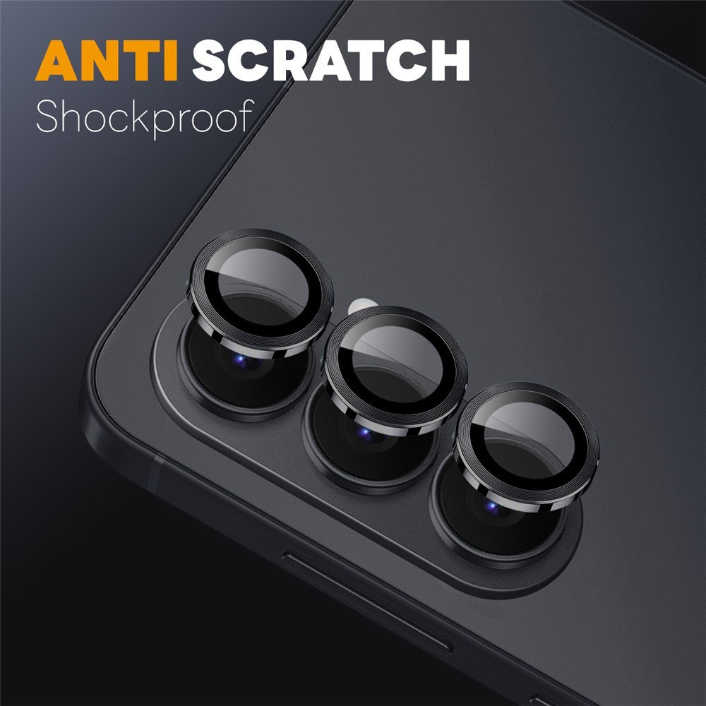 Samsung Galaxy S26 NORTHJO Kameralinsskydd - Metall & Glas - Svart