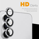 Samsung Galaxy S26 NORTHJO Kameralinsskydd - Metall & Glas - Silver