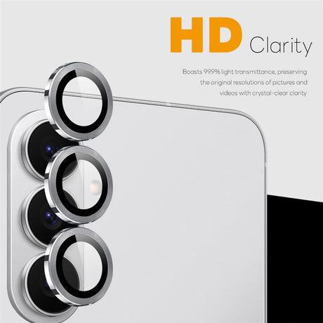Samsung Galaxy S26 NORTHJO Kameralinsskydd - Metall & Glas - Silver
