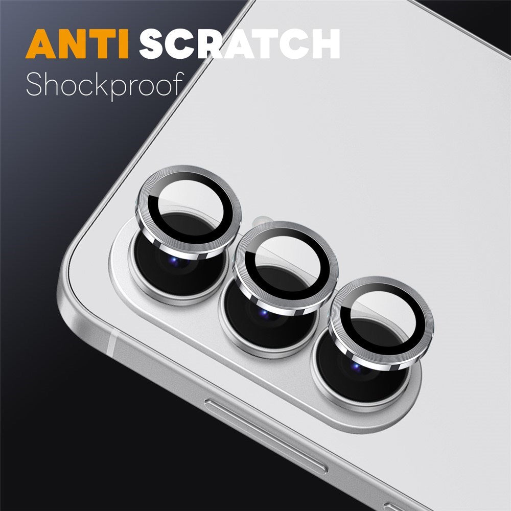 Samsung Galaxy S26 NORTHJO Kameralinsskydd - Metall & Glas - Silver
