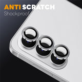 Samsung Galaxy S26 NORTHJO Kameralinsskydd - Metall & Glas - Silver