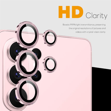 Samsung Galaxy S26 Ultra NORTHJO Kameralinsskydd - Metall & Glas - Rosa