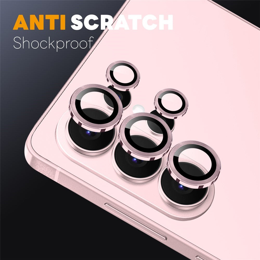Samsung Galaxy S26 Ultra NORTHJO Kameralinsskydd - Metall & Glas - Rosa
