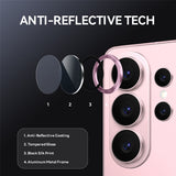 Samsung Galaxy S26 Ultra NORTHJO Kameralinsskydd - Metall & Glas - Rosa