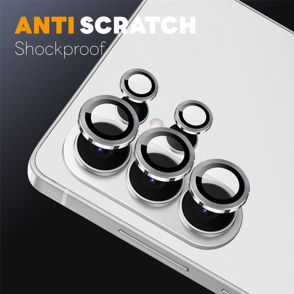 Samsung Galaxy S26 Ultra NORTHJO Kameralinsskydd - Metall & Glas - Silver