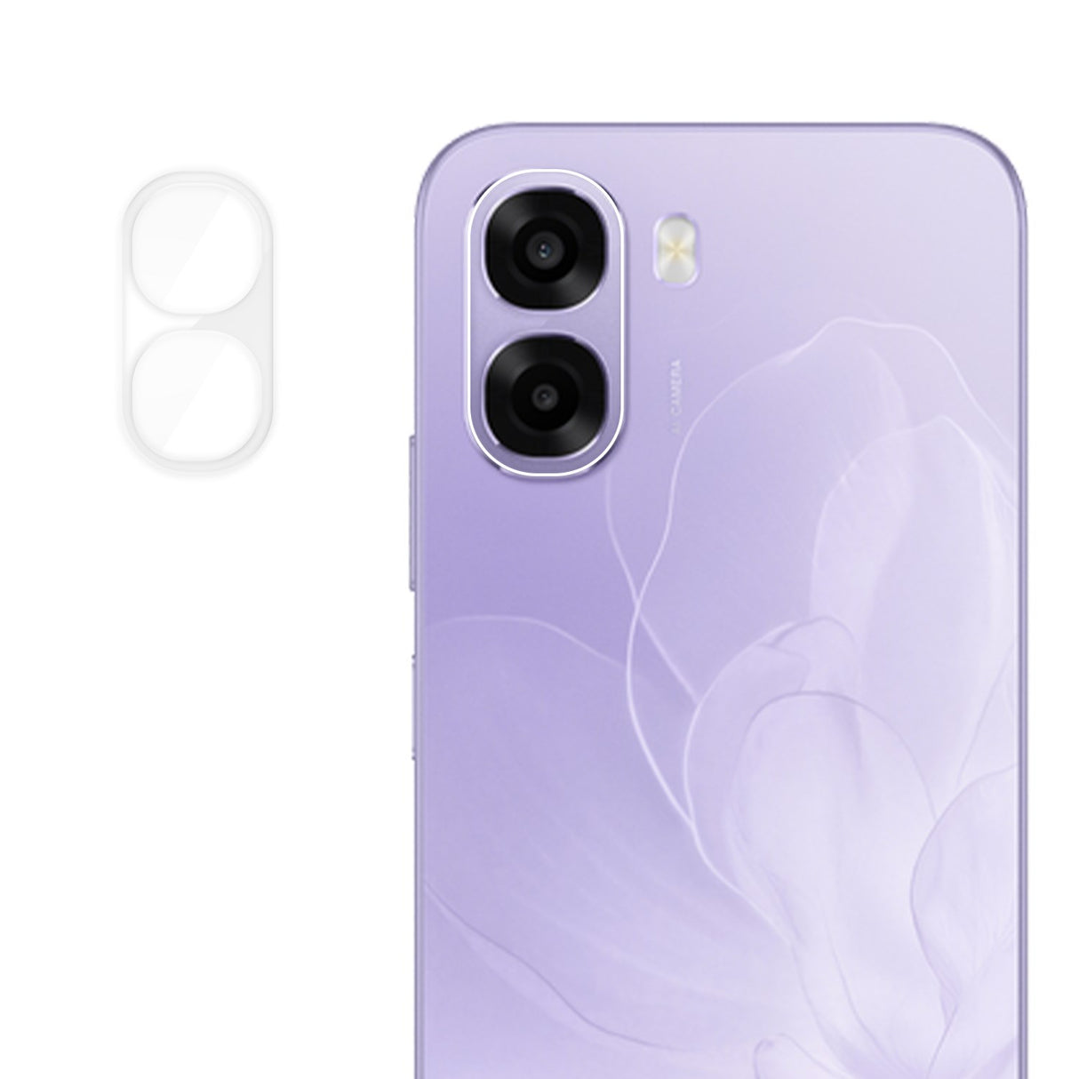 OPPO A6x Kameralinsskyddsglas - Genomskinligt