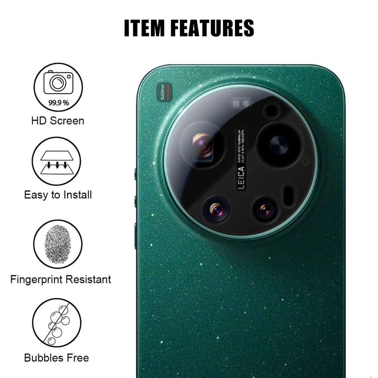 Xiaomi 17 Ultra Härdat Kameralinsskyddsglas - Genomskinlig