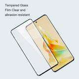 OPPO Reno15 F (5G) / Reno14 F (5G) / Reno13 (5G) Amorus Härdat Skärmskyddsglas – Genomskinlig / Svart