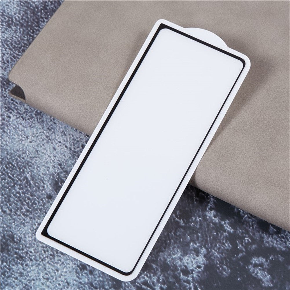 Samsung Galaxy Z Fold8 Härdat Glas Skärmskydd - Genomskinlig / Svart Kant