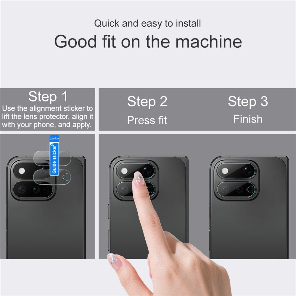 Google Pixel 11 Pro Fold IMAK Kameralinsskydd - Genomskinlig